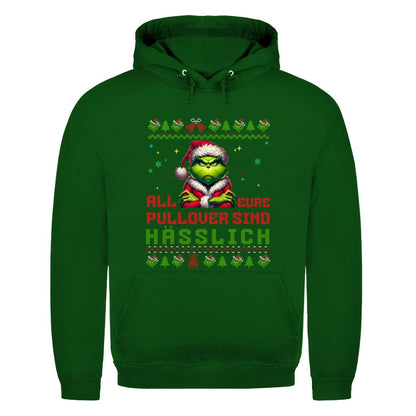 Herren Hoodie "Grinch Weihnachtspullover" - Grafikmagie