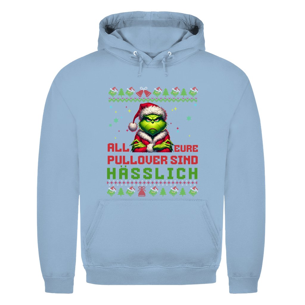 Herren Hoodie "Grinch Weihnachtspullover" - Grafikmagie