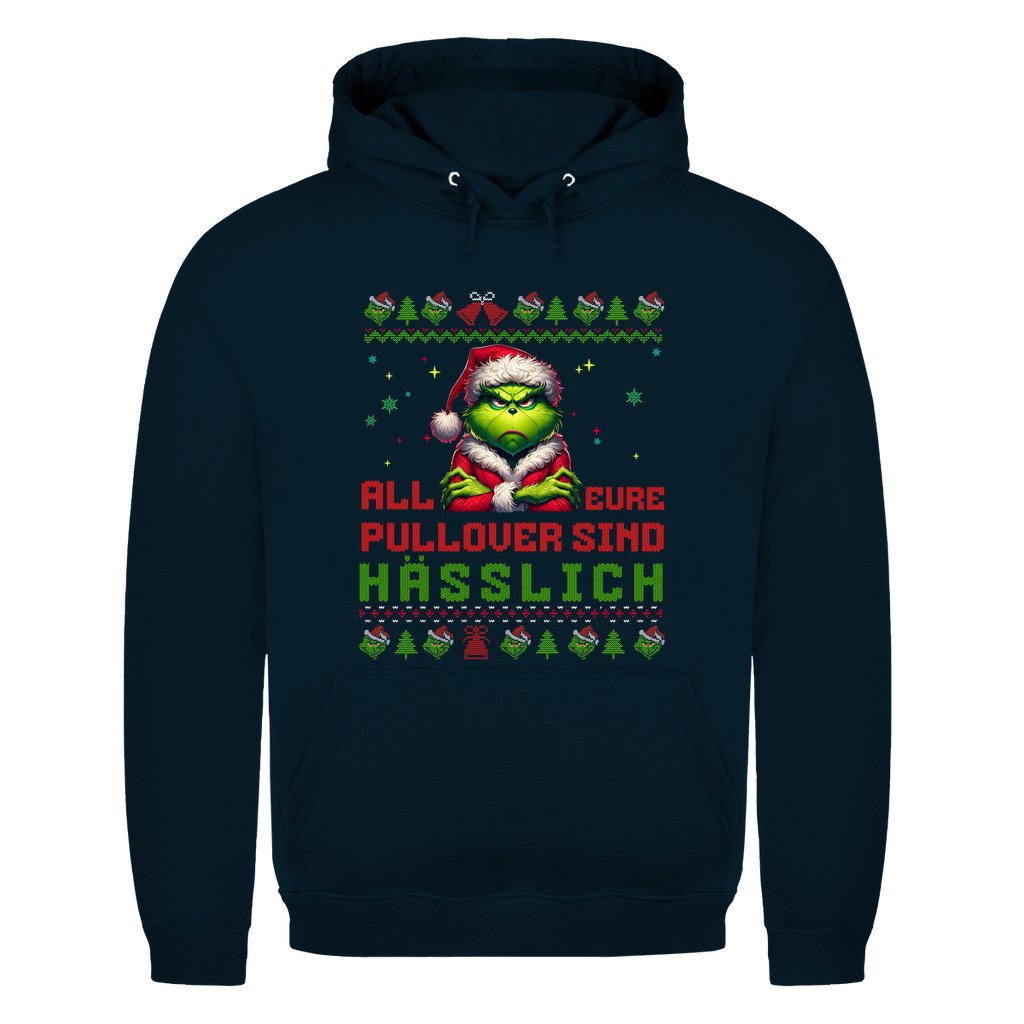 Herren Hoodie "Grinch Weihnachtspullover" - Grafikmagie