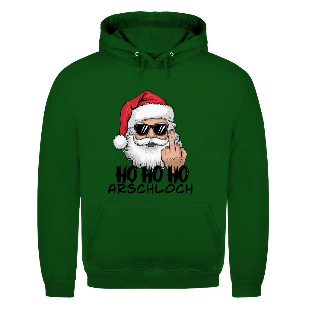 Herren Hoodie "HO HO HO Arschloch" - Grafikmagie