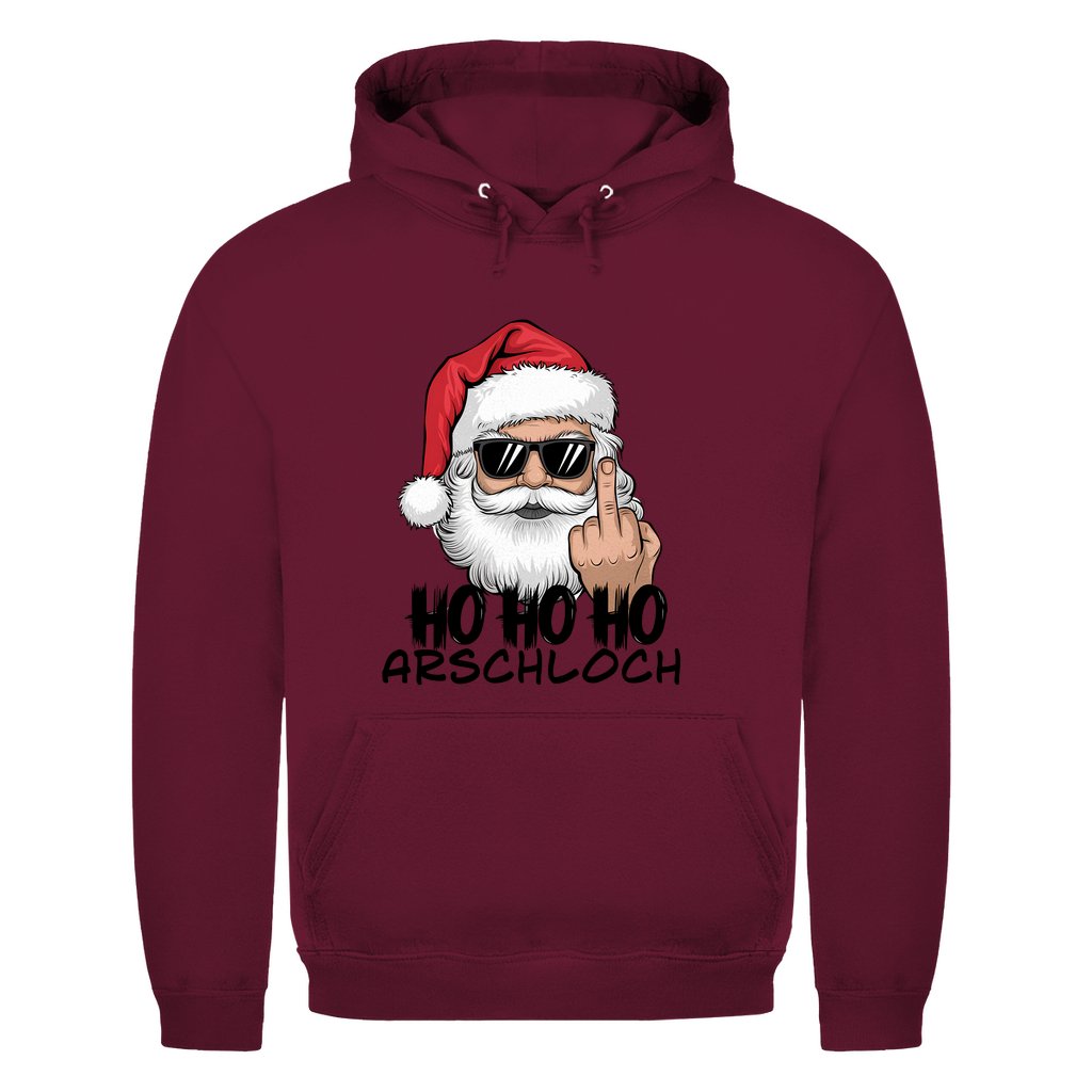 Herren Hoodie "HO HO HO Arschloch" - Grafikmagie