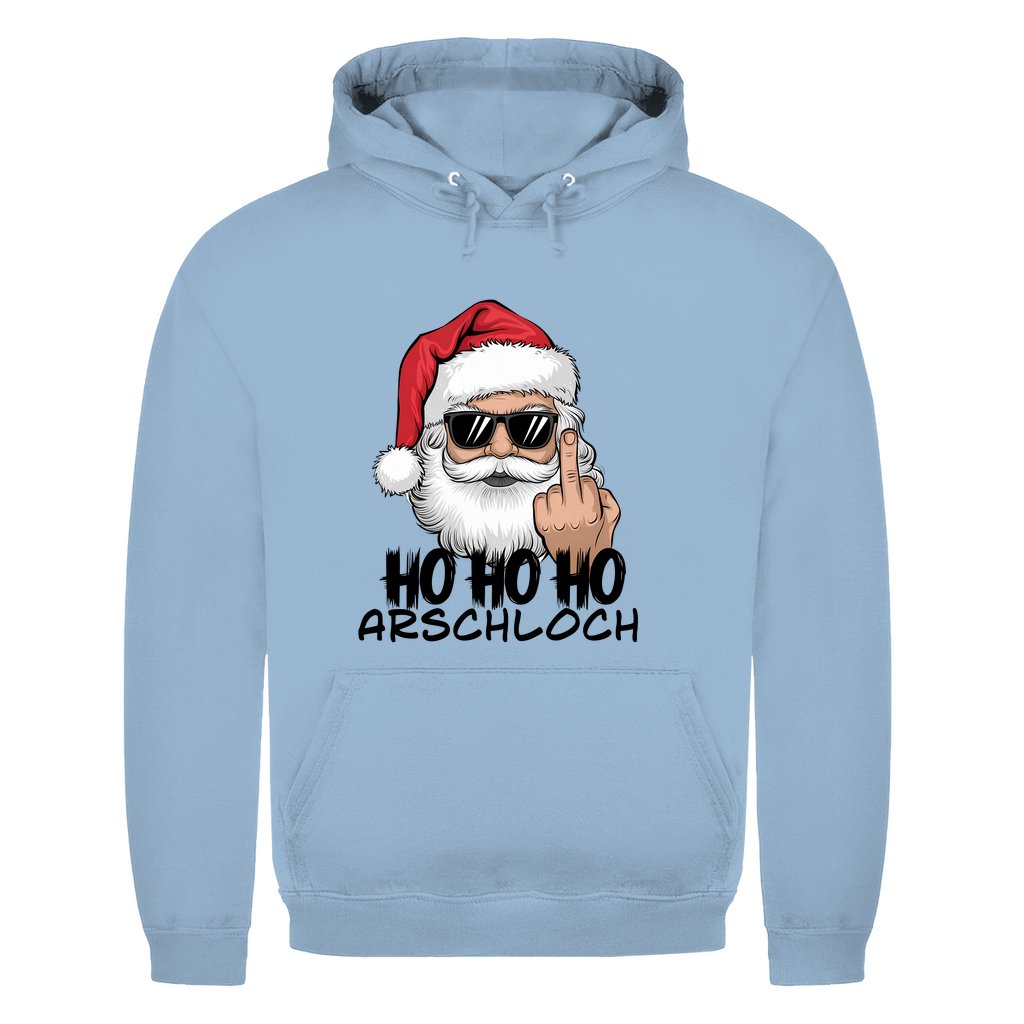 Herren Hoodie "HO HO HO Arschloch" - Grafikmagie