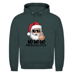 Herren Hoodie "HO HO HO Arschloch" - Grafikmagie