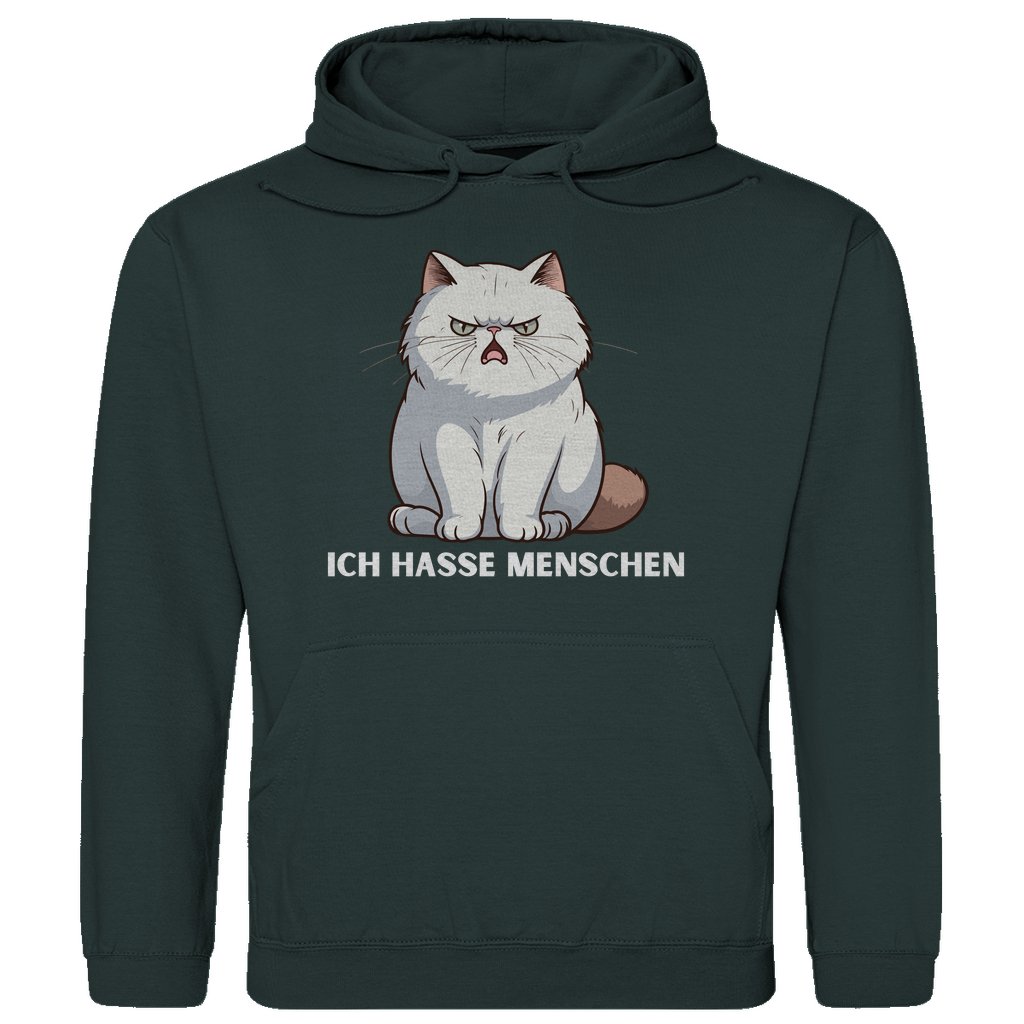 Herren Hoodie "Ich hasse Menschen." - Grafikmagie