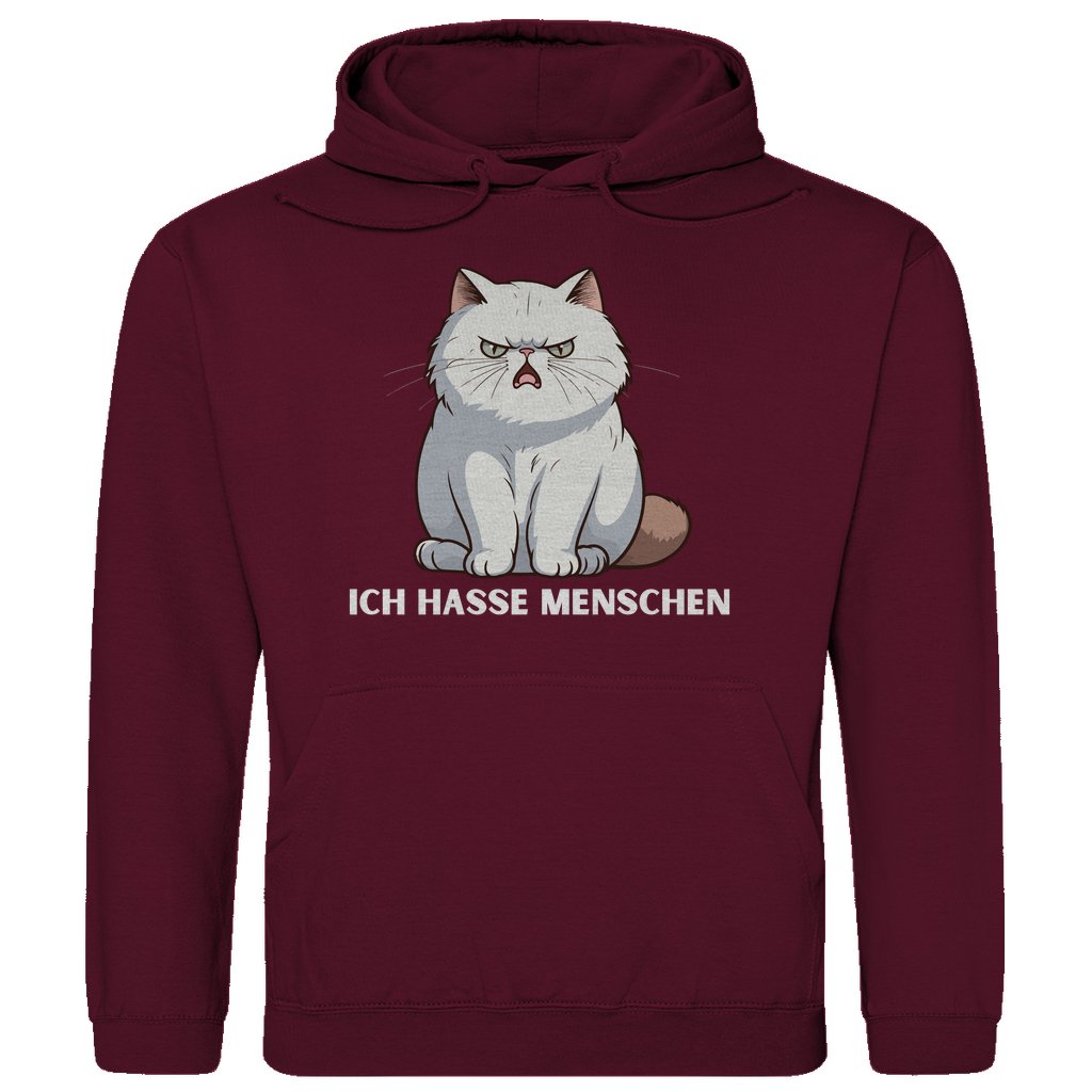 Herren Hoodie "Ich hasse Menschen." - Grafikmagie