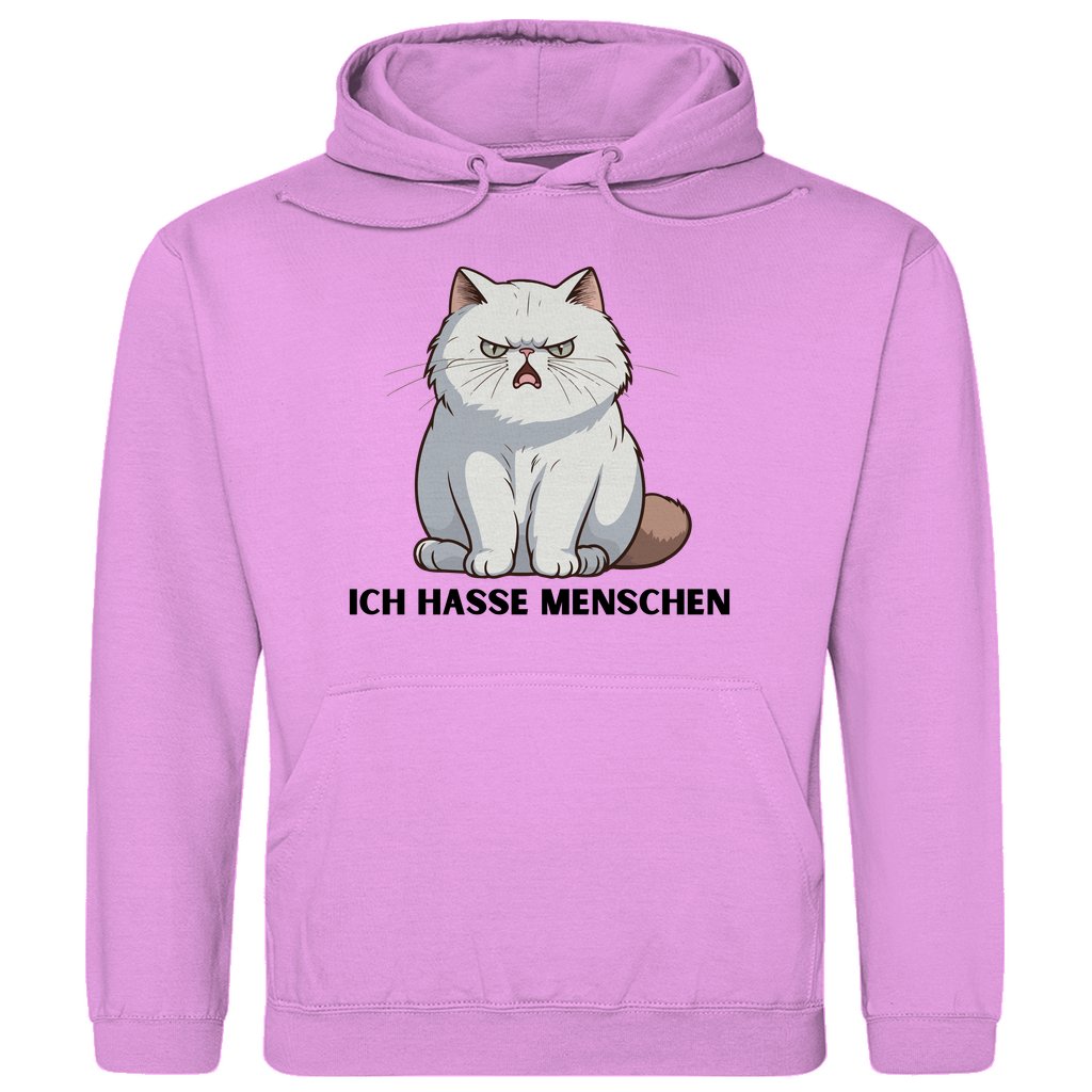 Herren Hoodie "Ich hasse Menschen." - Grafikmagie