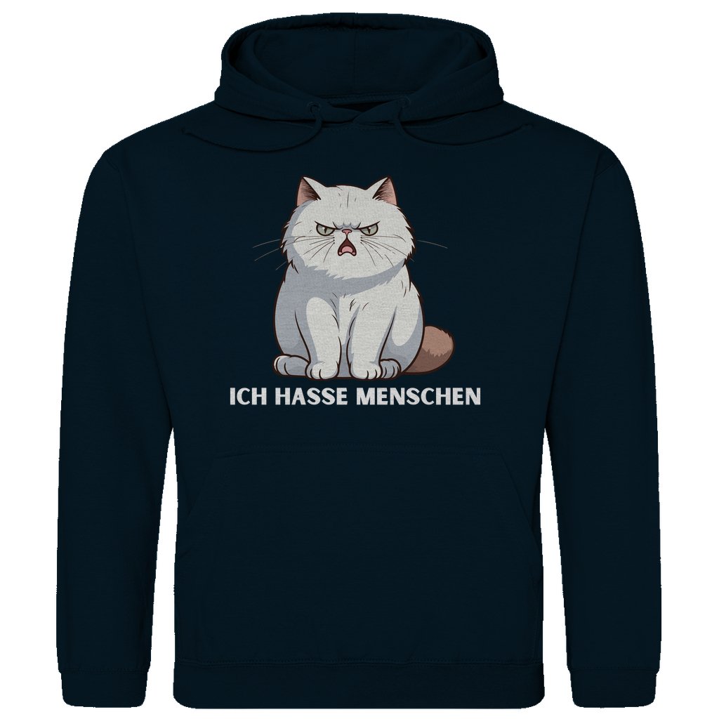 Herren Hoodie "Ich hasse Menschen." - Grafikmagie