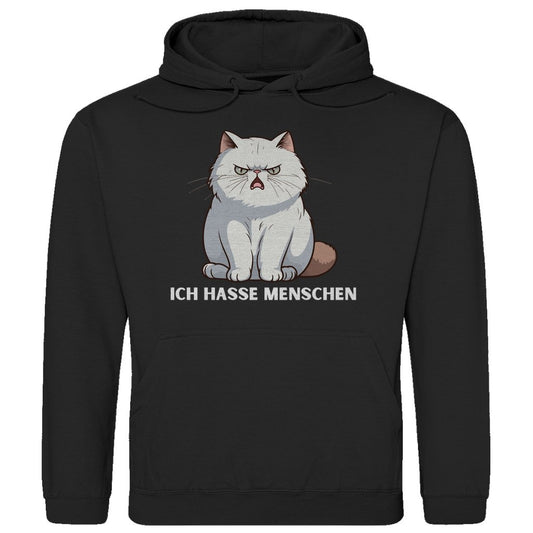 Herren Hoodie "Ich hasse Menschen." - Grafikmagie