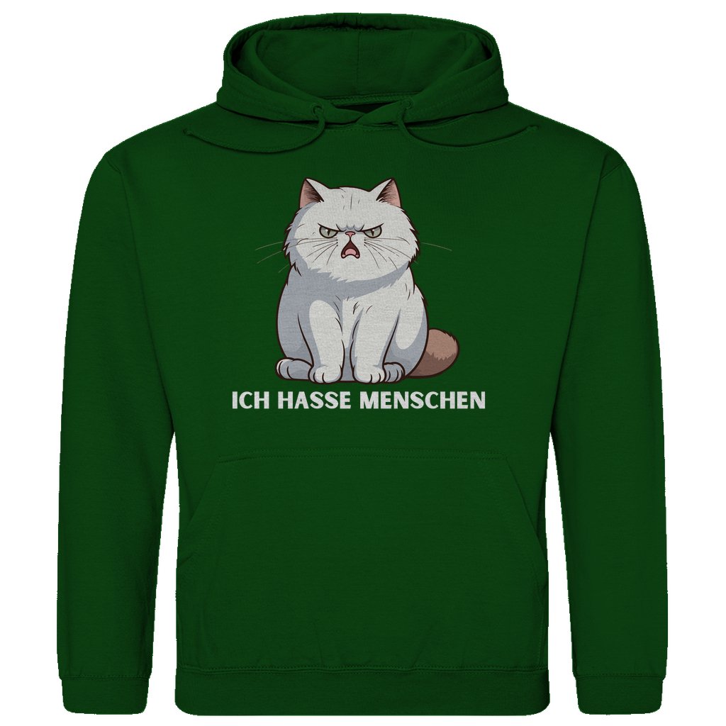 Herren Hoodie "Ich hasse Menschen." - Grafikmagie