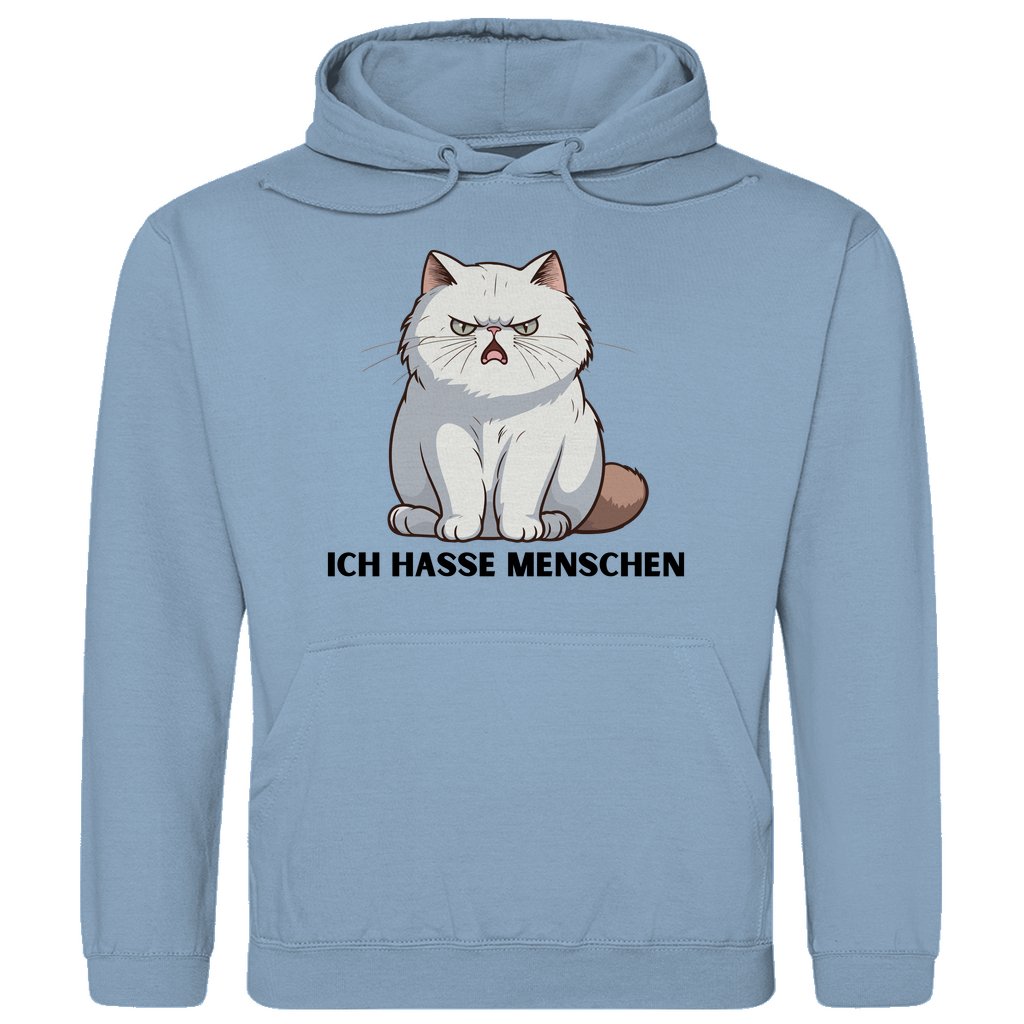 Herren Hoodie "Ich hasse Menschen." - Grafikmagie