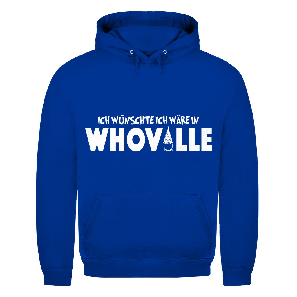 Herren Hoodie "Ich wünschte ich wäre in Whoville" - Grafikmagie