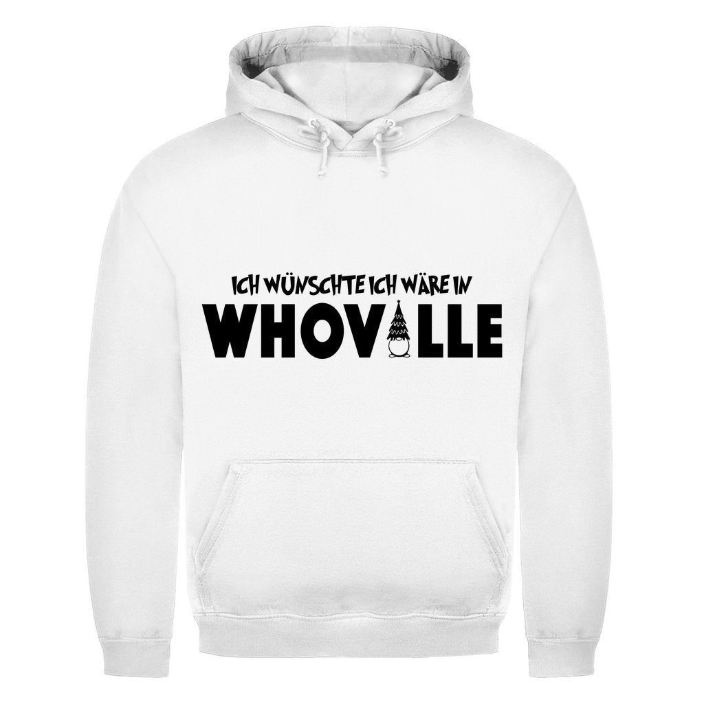 Herren Hoodie "Ich wünschte ich wäre in Whoville" - Grafikmagie