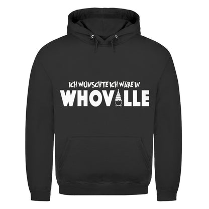 Herren Hoodie "Ich wünschte ich wäre in Whoville" - Grafikmagie