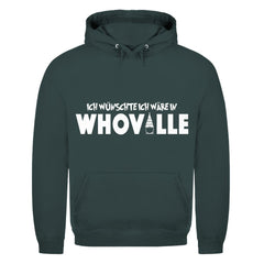 Herren Hoodie "Ich wünschte ich wäre in Whoville" - Grafikmagie