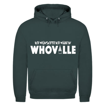 Herren Hoodie "Ich wünschte ich wäre in Whoville" - Grafikmagie