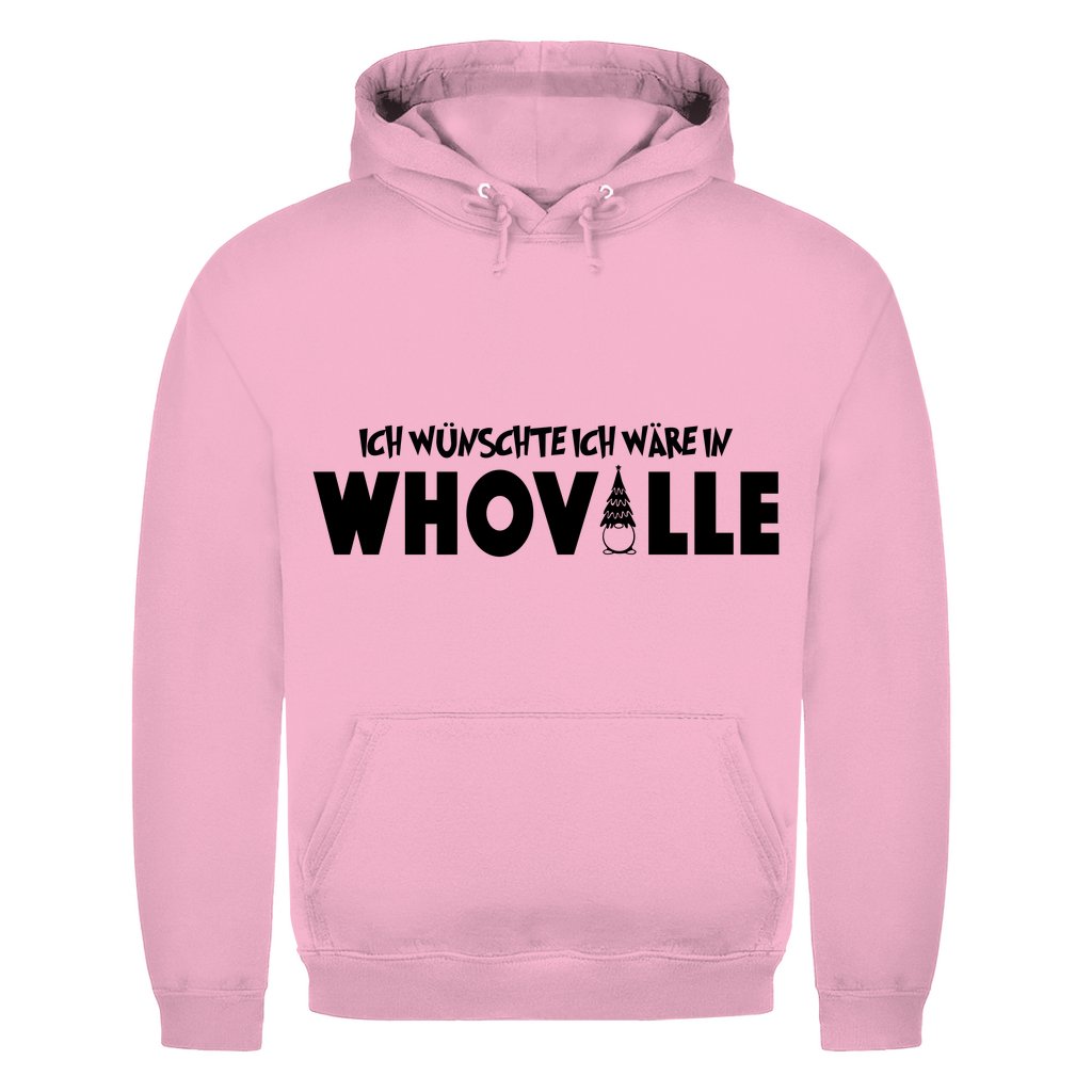 Herren Hoodie "Ich wünschte ich wäre in Whoville" - Grafikmagie