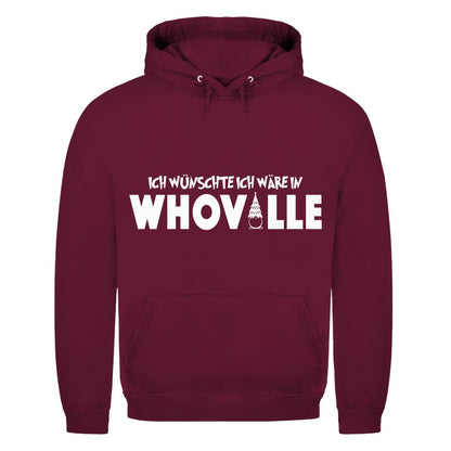 Herren Hoodie "Ich wünschte ich wäre in Whoville" - Grafikmagie