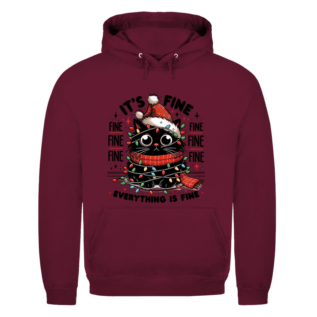 Herren Hoodie "It's Fine..." - Grafikmagie