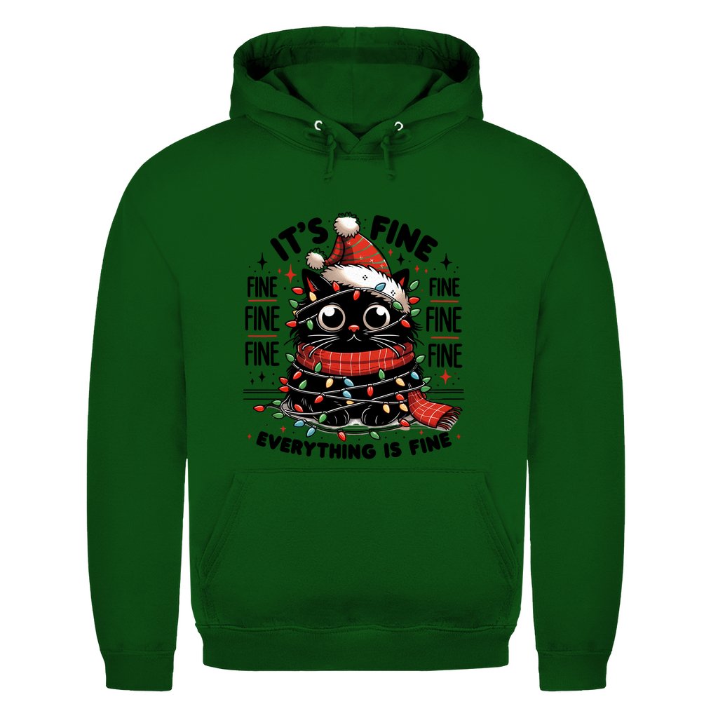 Herren Hoodie "It's Fine..." - Grafikmagie