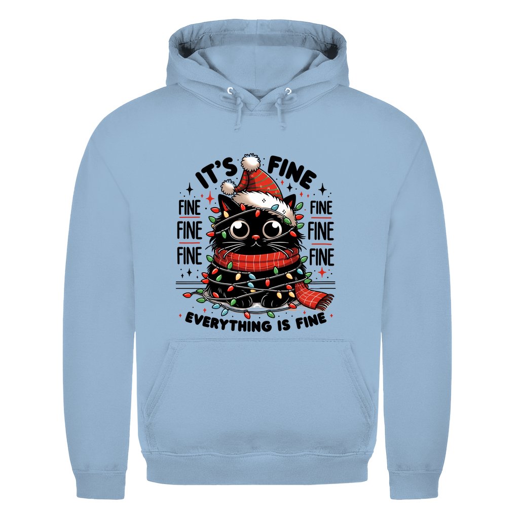 Herren Hoodie "It's Fine..." - Grafikmagie