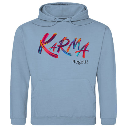 Herren Hoodie "Karma regelt" - Grafikmagie