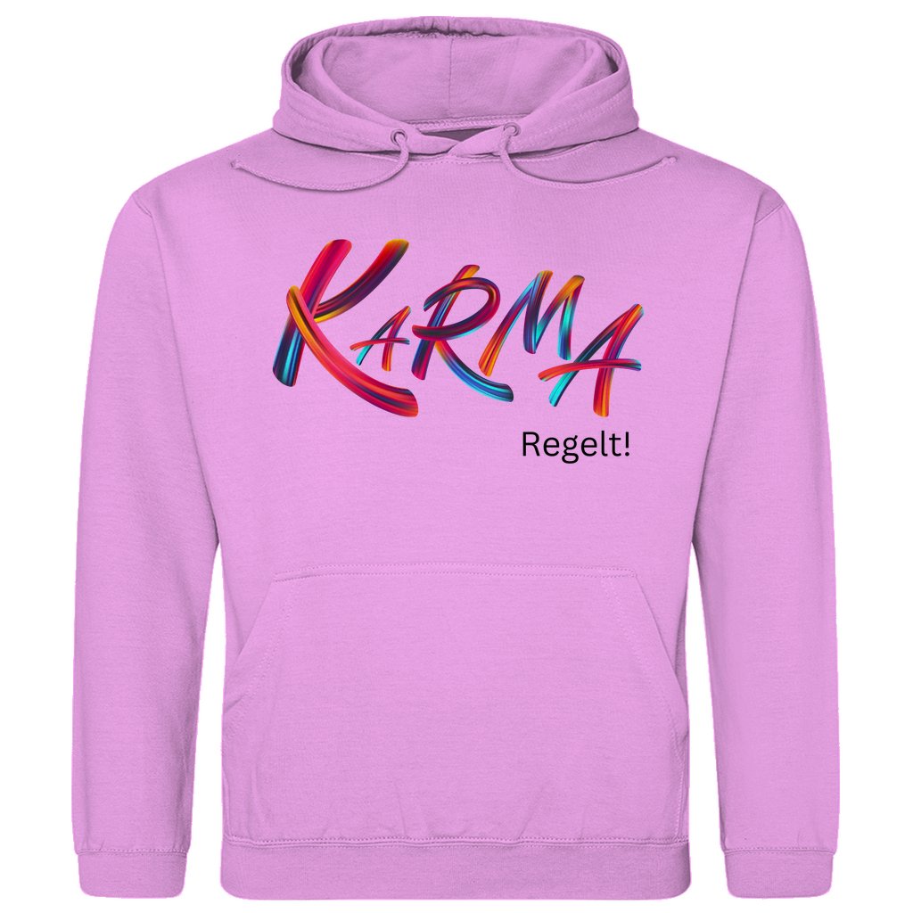 Herren Hoodie "Karma regelt" - Grafikmagie