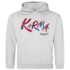 Herren Hoodie "Karma regelt" - Grafikmagie