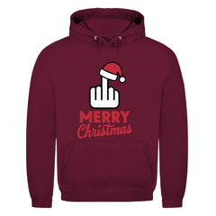Herren Hoodie "Merry Christmas Mittelfinger" - Grafikmagie
