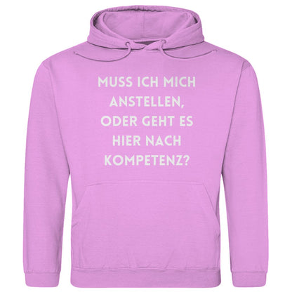 Herren Hoodie "Muss ich mich anstellen..." - Grafikmagie