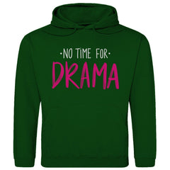 Herren Hoodie "No Time for Drama" - Grafikmagie