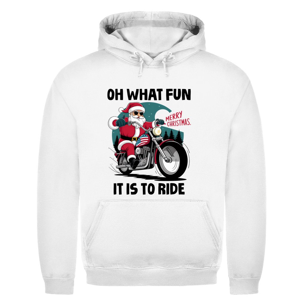 Herren Hoodie "OH What fun it is to ride" - Grafikmagie