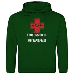 Herren Hoodie "Orgasmus Spender" - Grafikmagie