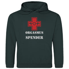 Herren Hoodie "Orgasmus Spender" - Grafikmagie