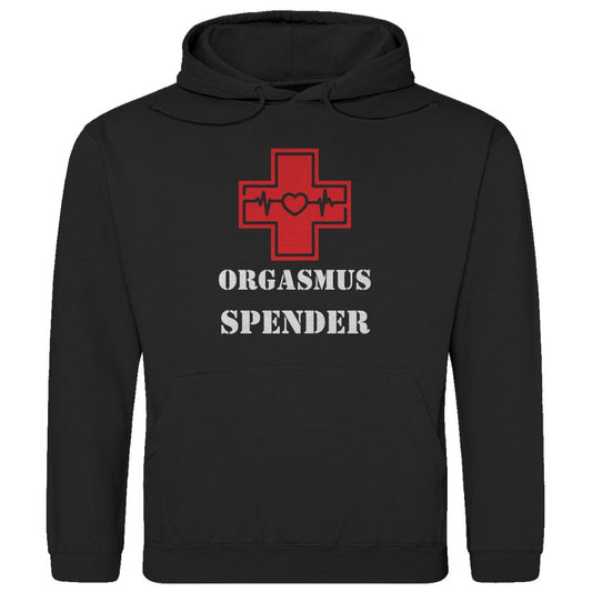 Herren Hoodie "Orgasmus Spender" - Grafikmagie