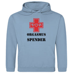 Herren Hoodie "Orgasmus Spender" - Grafikmagie