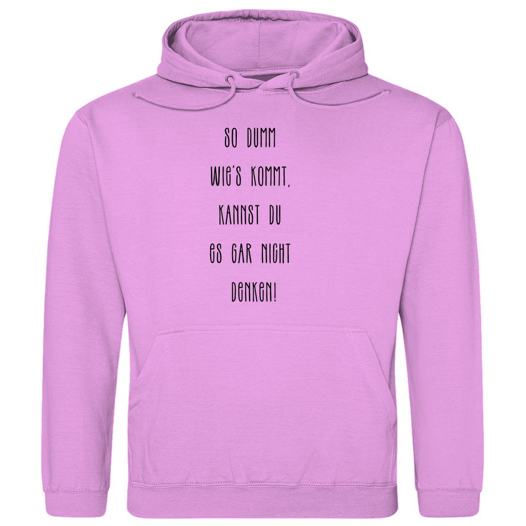 Herren Hoodie "So Dumm wies kommt..." - Grafikmagie