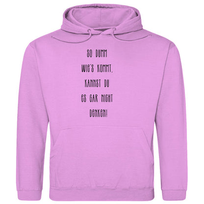 Herren Hoodie "So Dumm wies kommt..." - Grafikmagie