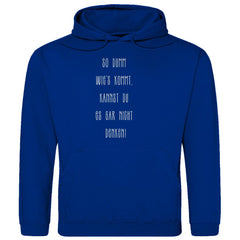 Herren Hoodie "So Dumm wies kommt..." - Grafikmagie