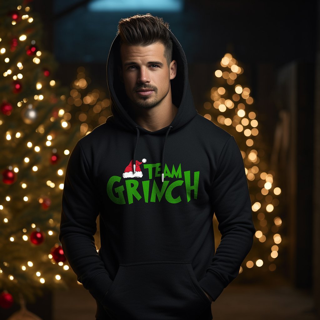 Herren Hoodie "Team Grinch" - Grafikmagie