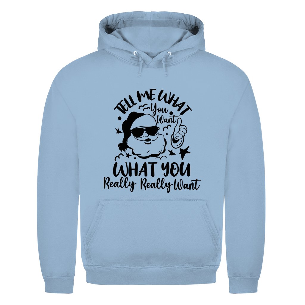 Herren Hoodie " Tell me what you want..." - Grafikmagie