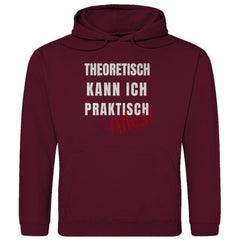 Herren Hoodie "Theoretisch kann ich praktisch alles" - Grafikmagie