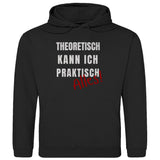 Herren Hoodie "Theoretisch kann ich praktisch alles" - Grafikmagie