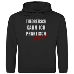 Herren Hoodie "Theoretisch kann ich praktisch alles" - Grafikmagie
