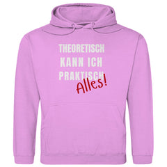 Herren Hoodie "Theoretisch kann ich praktisch alles" - Grafikmagie