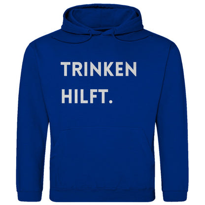 Herren Hoodie "Trinken hilft" - Grafikmagie