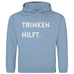 Herren Hoodie "Trinken hilft" - Grafikmagie