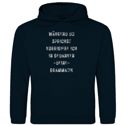 Herren Hoodie "Während du sprichst..." - Grafikmagie