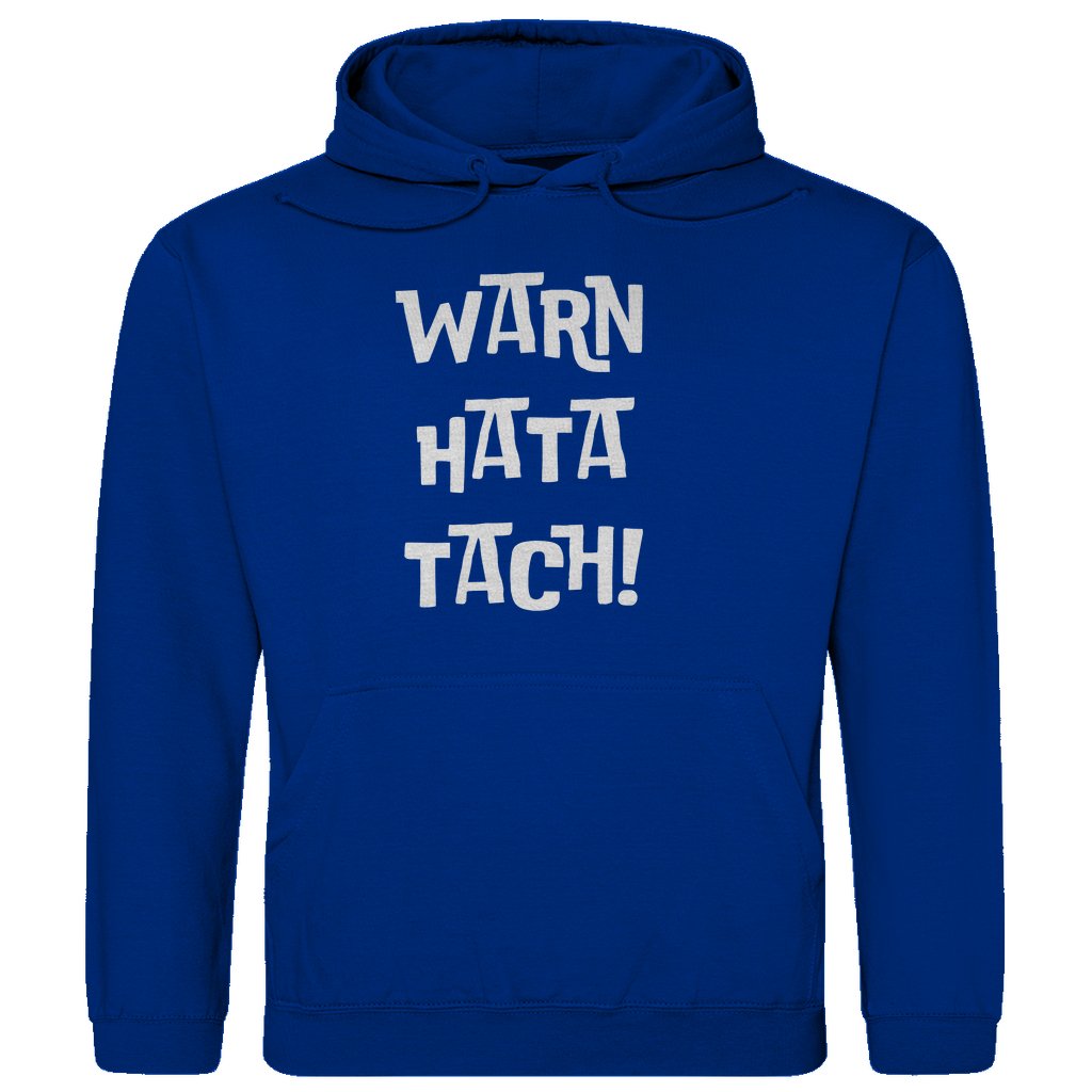 Herren Hoodie "Warn Hata Tach" - Grafikmagie