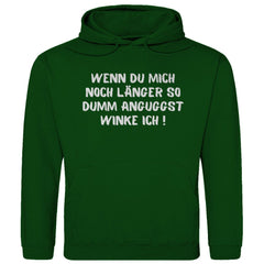 Herren Hoodie "Wenn du mich noch länger..." - Grafikmagie