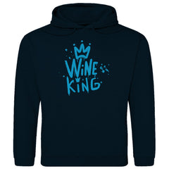 Herren Hoodie "Wine King" - Grafikmagie